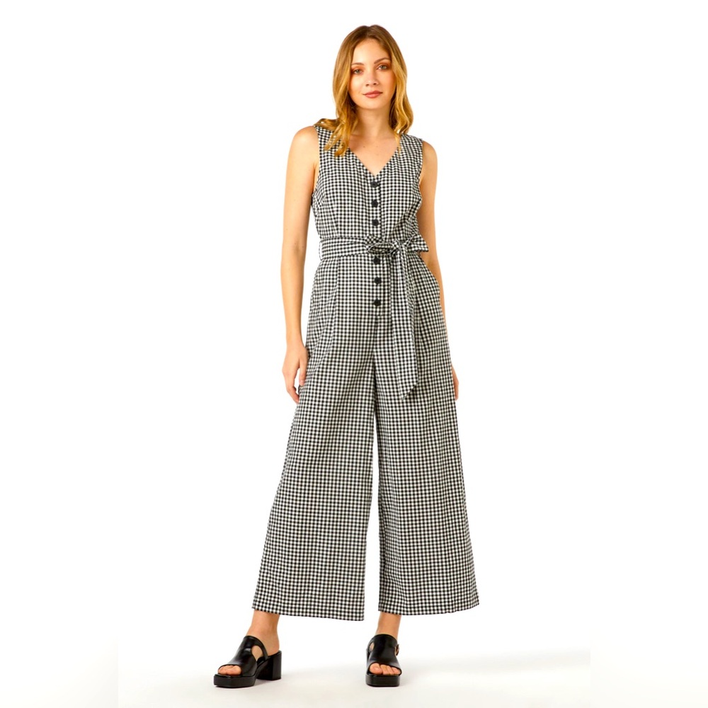 Princess Highway Tessa Check Jumpsuit Size Size 12